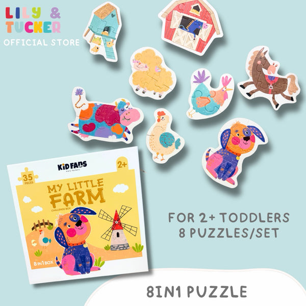 Kid Fans 8in1 Puzzle Set for Toddlers