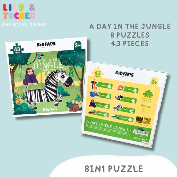 Kid Fans 8in1 Puzzle Set for Toddlers