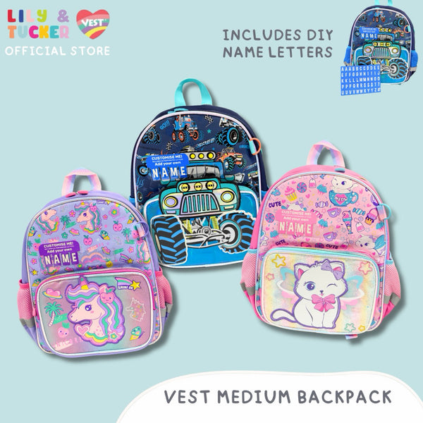 Vest Kids Medium Backpack with DIY name