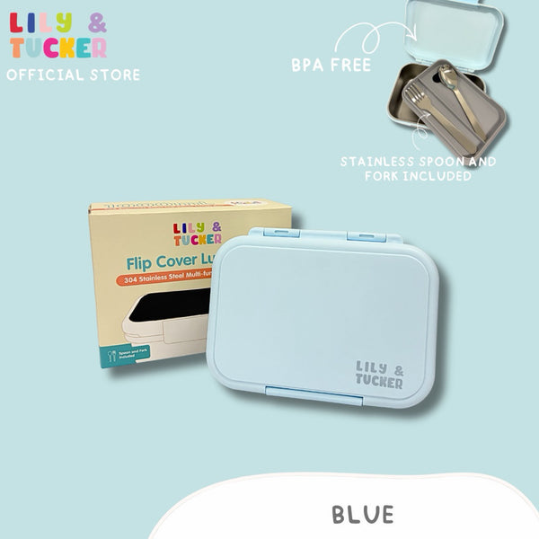 Lily and Tucker Stainless Flip Cover Lunch Box
