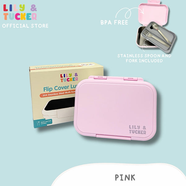 Lily and Tucker Stainless Flip Cover Lunch Box