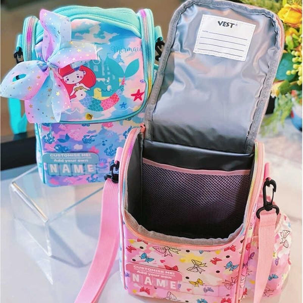 Vest Insulated Sling Lunch Bag with Personalized Name