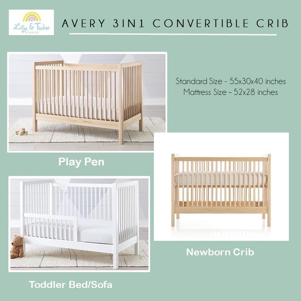 Avery Standard 3in1 Convertible Crib