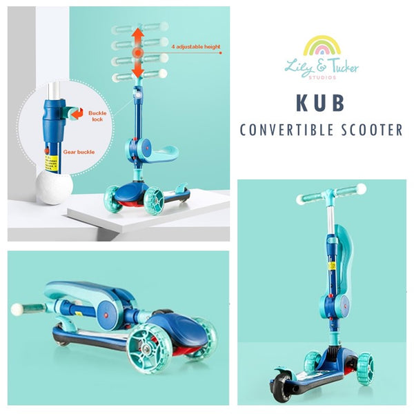 KUB 2 in 1 convertible scooter